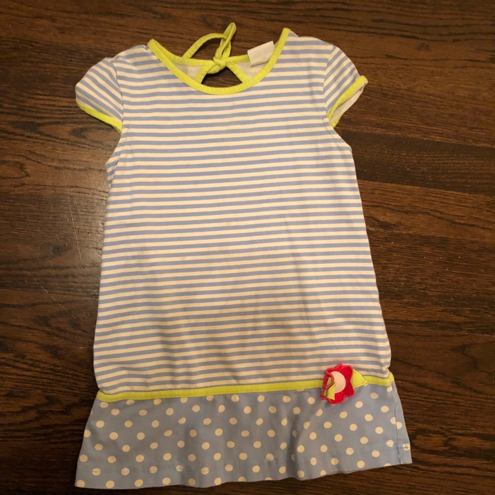 Cap sleeve jersey knit dress